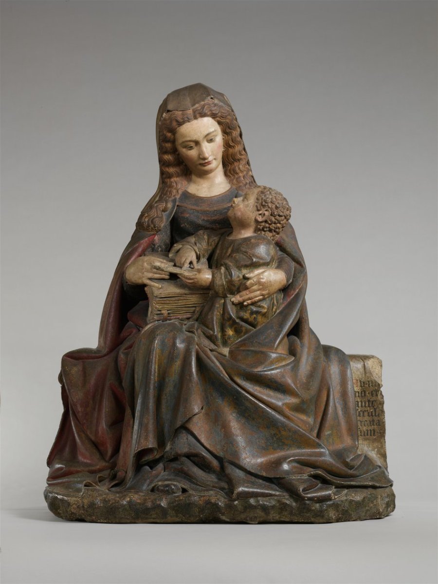 1_Claus_de_Werve_-_Virgin_and_Child_c1415-17_limestone_with_paint_and_gilding_-_MeisterDrucke-920464