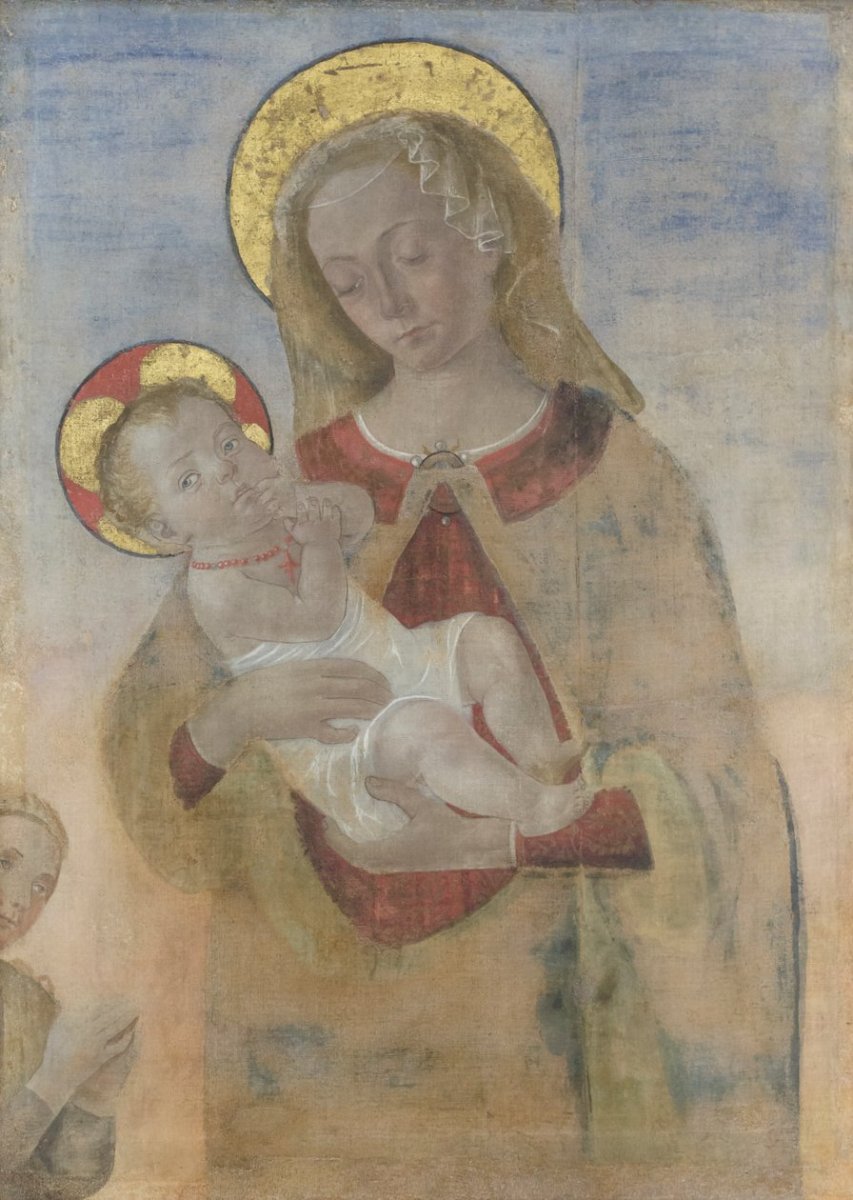 Andrea_del_Verrocchio_-_Madonna_with_child_and_praying_c1470-80_oil_on_canvas_-_MeisterDrucke-1511953