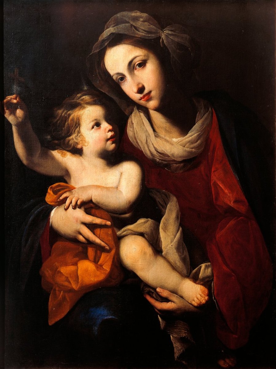 Francesco_Solimena_-_Madonna_and_Child_by_Francesco_Solimena_1657-1747_-_MeisterDrucke-1092809