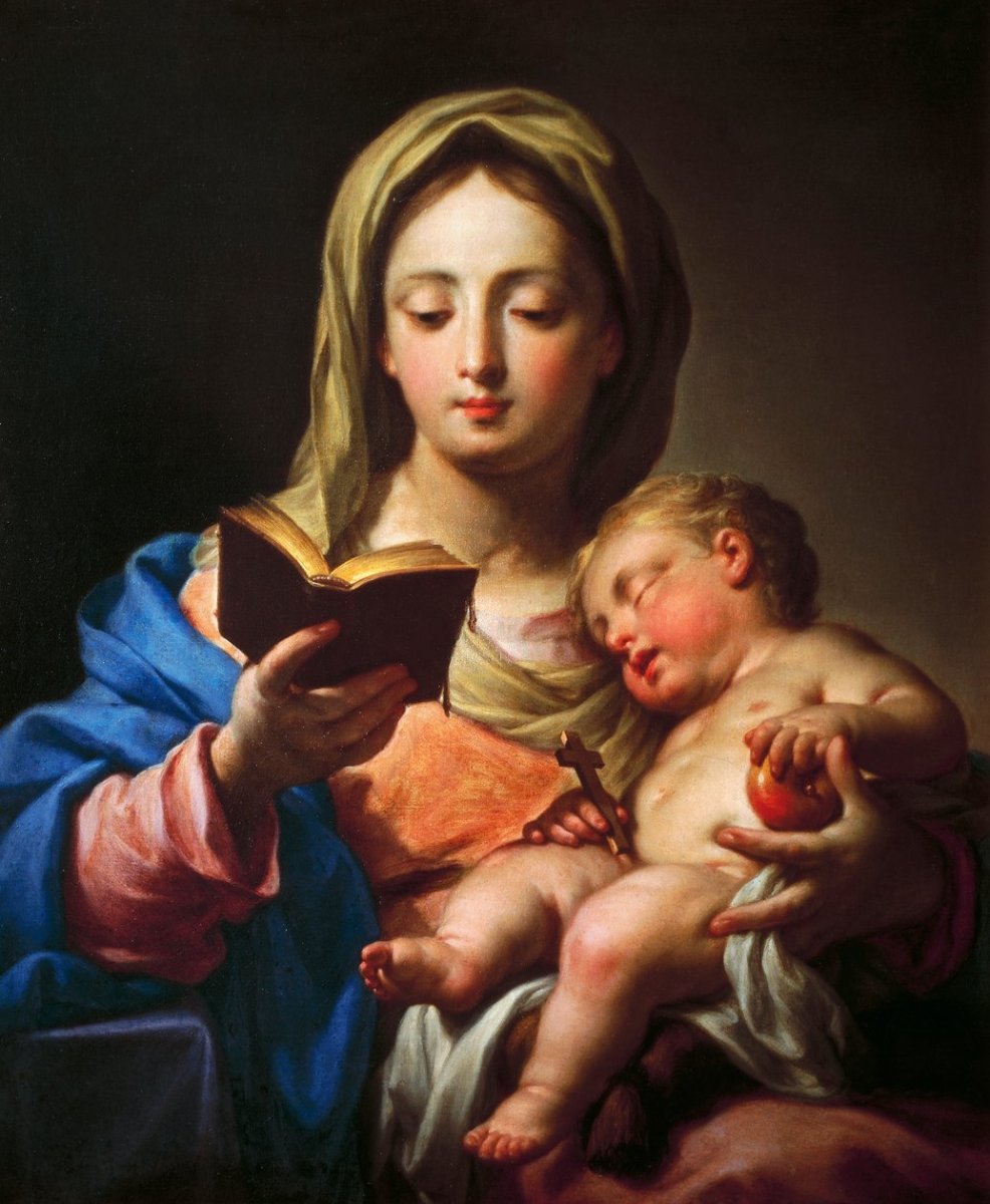 Francesco_Trevisani_-_Madonna_with_Child_oil_on_canvas_-_MeisterDrucke-1100817