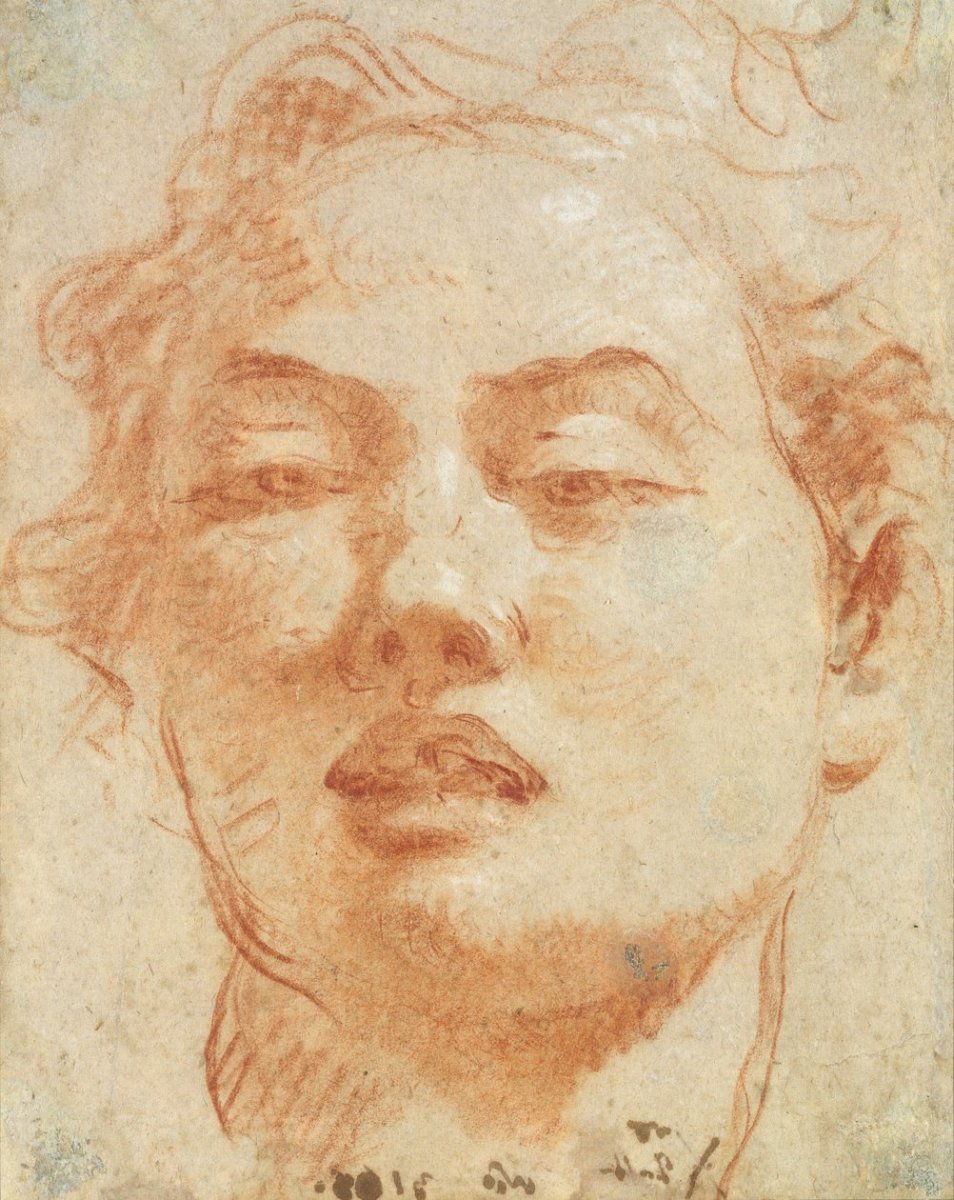 Giovanni_Battista_Tiepolo_-_Head_of_a_young_man_red_und_white_chalk_on_paper_-_MeisterDrucke-322068