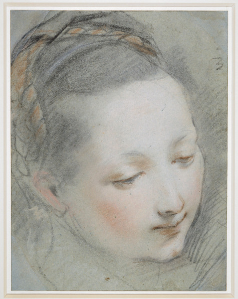 Barocci_-_The_head_of_a_young_woman_c.1582_RCIN_905231