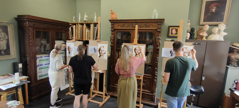 Zomerworkshop-klassiek-en-intuitief-schilderen-engelse-kerk-Middelburg-5