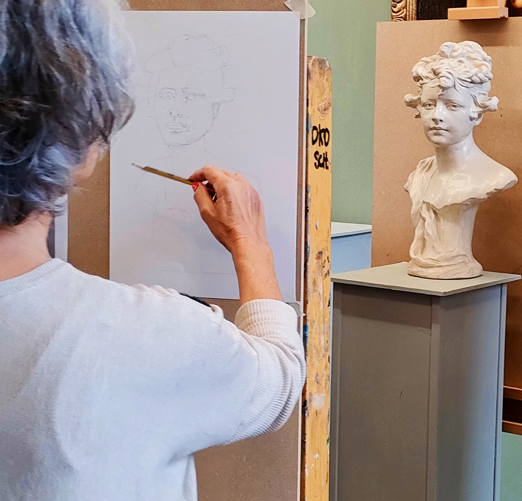 klassiek portret tekenen