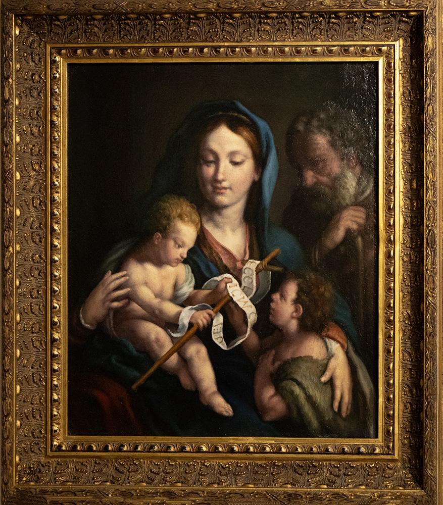 Heilige familie met Johannes de doper