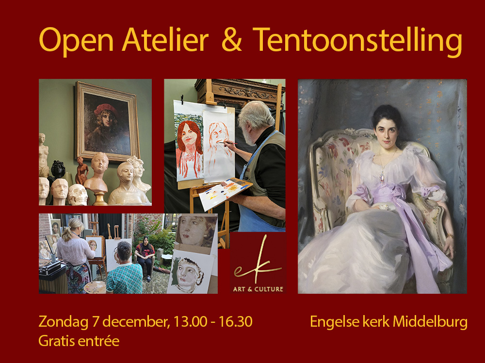 Open atelier Andre Romijn Engelse kerk Middelburg 2 Open Atelier & Tentoonstelling Engelse kerk Middelburg