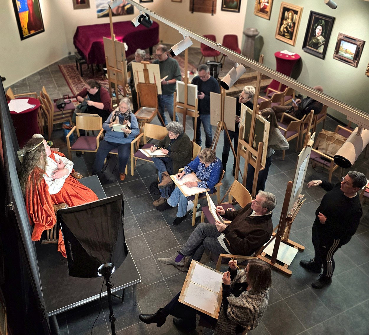 Open atelier Engelse kerk Middelburg
