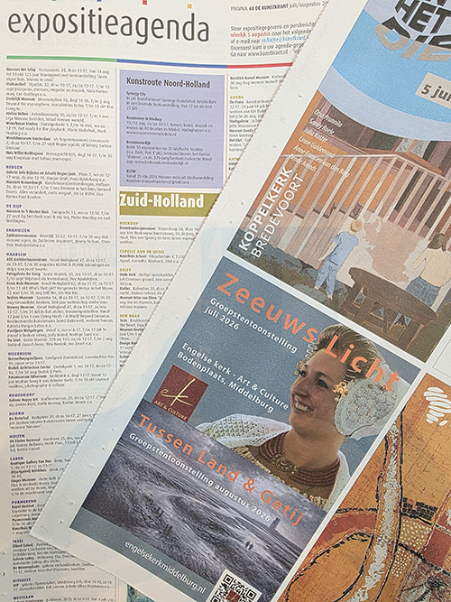 Tussen land & getij kunstkrant juli